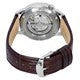 Citizen Calf Leather Strap Open Heart Ivory Dial Automatic NH9130-17A Men's Watch
