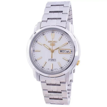 Seiko 5 Automatic White Dial SNKL77K1 Men's Watch