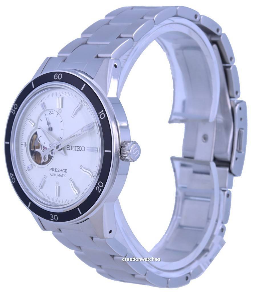 Seiko Presage Style 60's Open Heart Cream Dial Automatic SSA423 SSA423J1 SSA423J Men's Watch